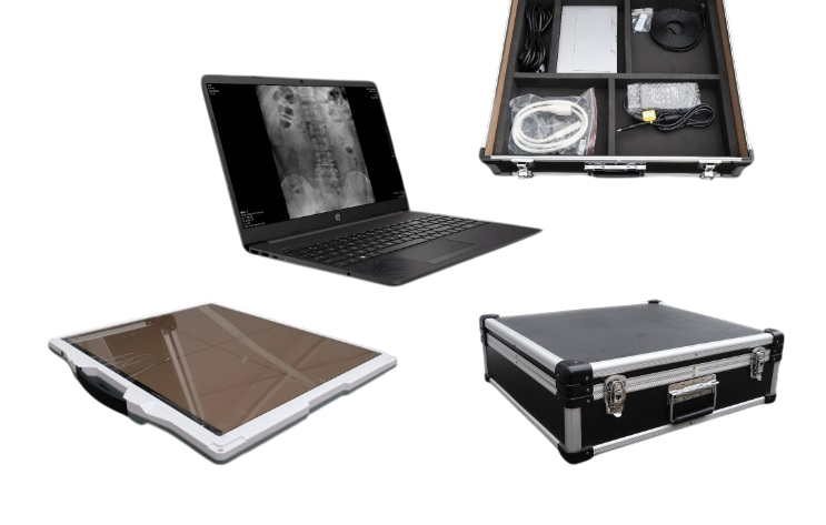 Digitalizador SIUI SFD-1X | Flat Panel Inalámbrico para Radiología Humana y Veterinaria - Image 2