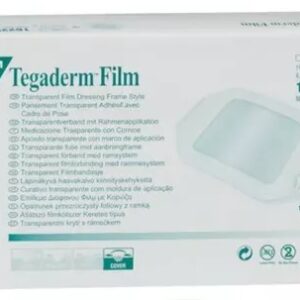 Apósito TEGADERM FILM 4.4 x 4.4 cm 1622W Caja Con 100 Piezas